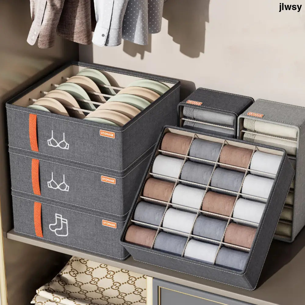 Closet Organizer Underwear Drawer Socks Bra Clothing Storage Box - Drawer Organiser Set