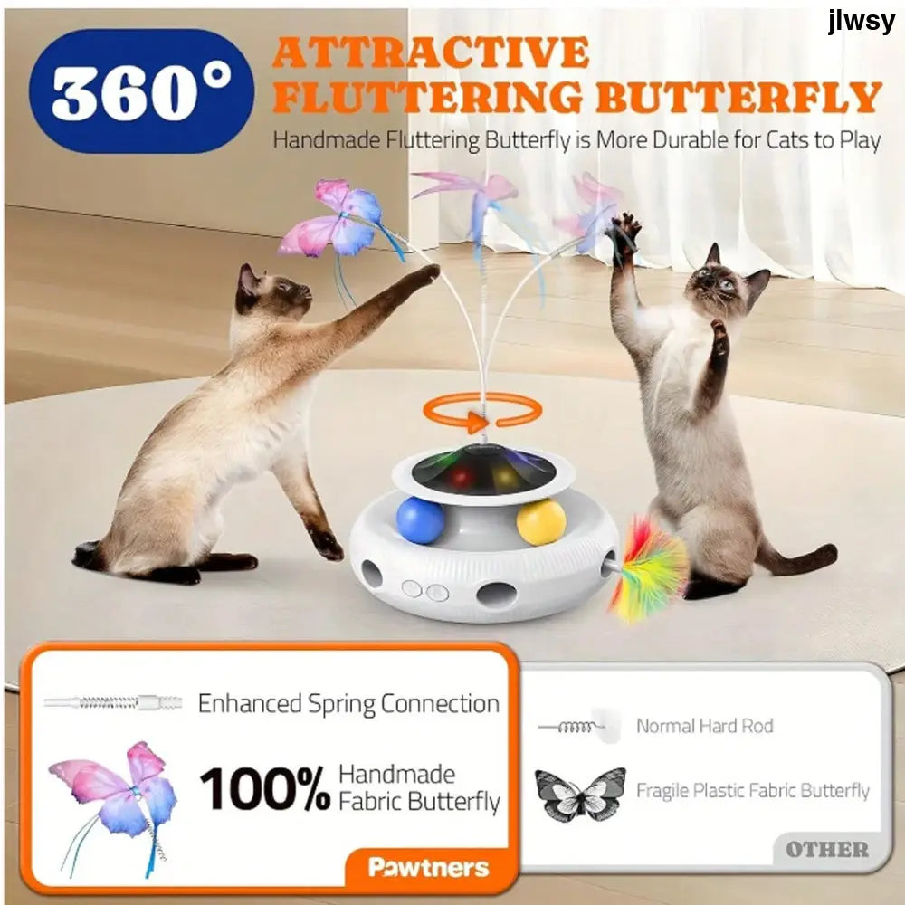 Multifunctional Electric Cat Toy Interactive Cat Toy Indoor Playing Rechargeable - Interactive Cat Toy