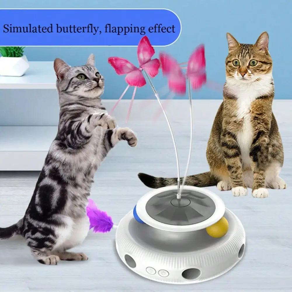 Multifunctional Electric Cat Toy Interactive Cat Toy Indoor Playing Rechargeable - Interactive Cat Toy