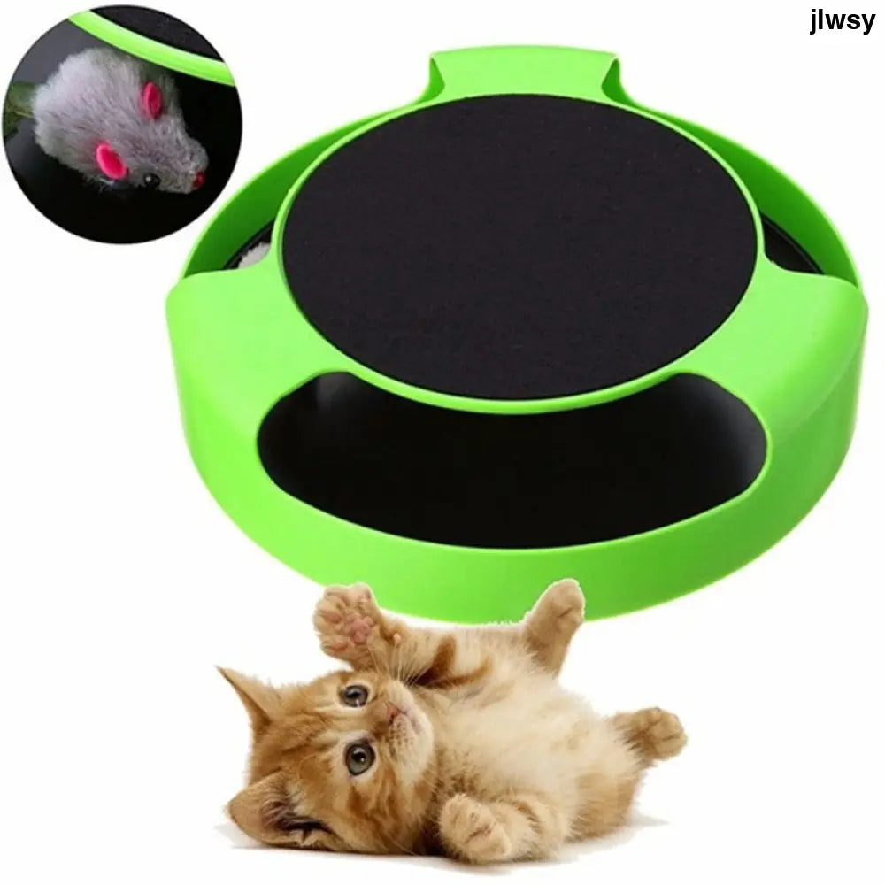 Pet Automatic Toy Funny Cat Interactive Toy - Green - Interactive Cat Toy